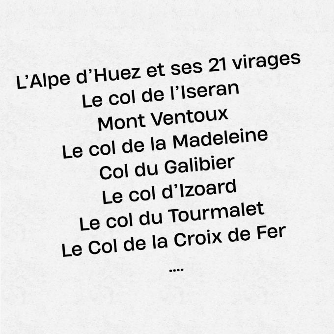 Prochainement : Les grands Cols